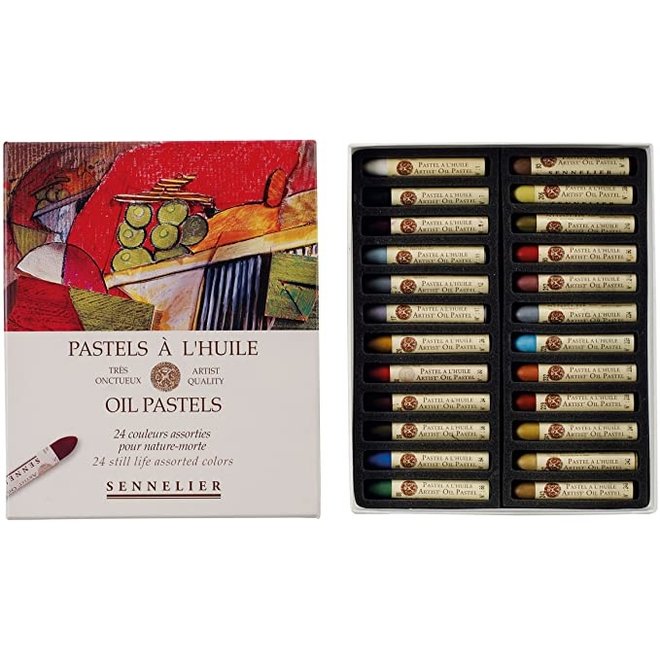Sennelier Artist Oil Pastel 24 Colour Still Life Set