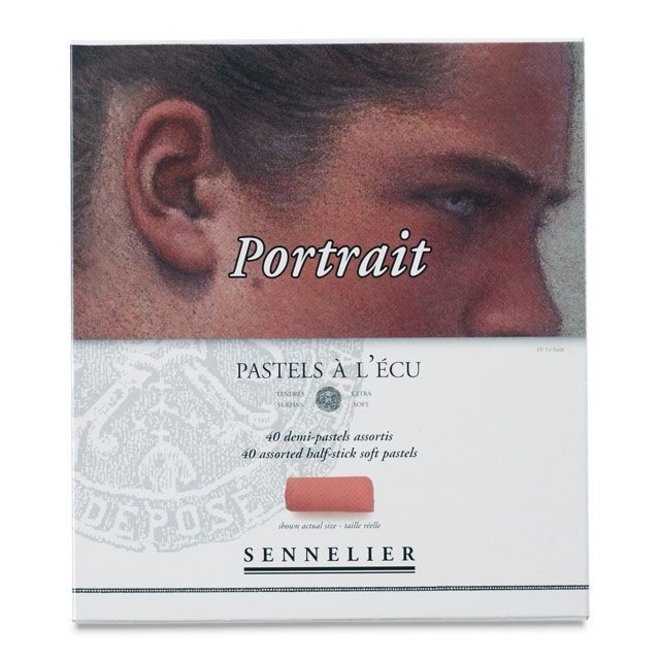 Sennelier Extra Soft Pastel Half Stick 40 Colour Portrait Set