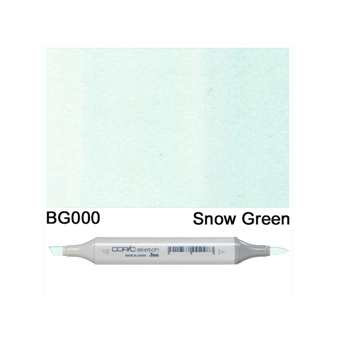 Copic Sketch Bg000 Snow Green