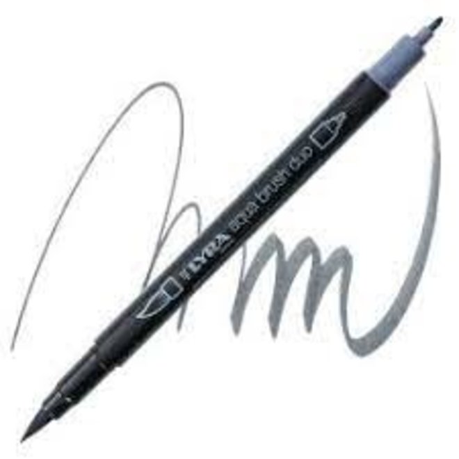 Lyra Aqua Brush Duo Marker - Cold Grey Deep
