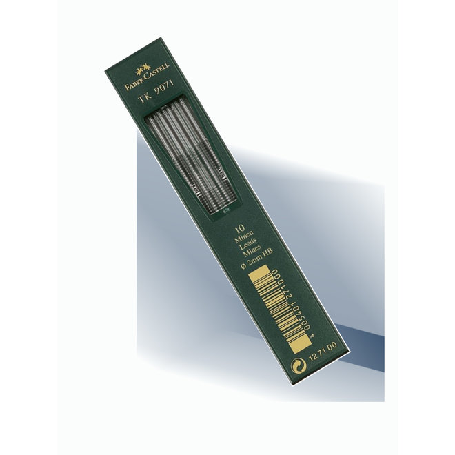Faber-Castell Tk 9071 Clutch Pencil Lead 10Pk 2Mm Hb