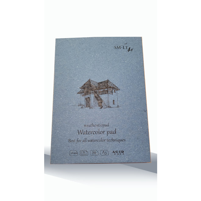 SM-LT #authenticpad Watercolour side tape bound A% 280gsm 35 sheets