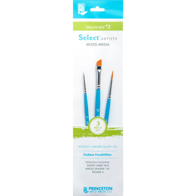 Princeton Select Artiste Mix Media Value Set #2