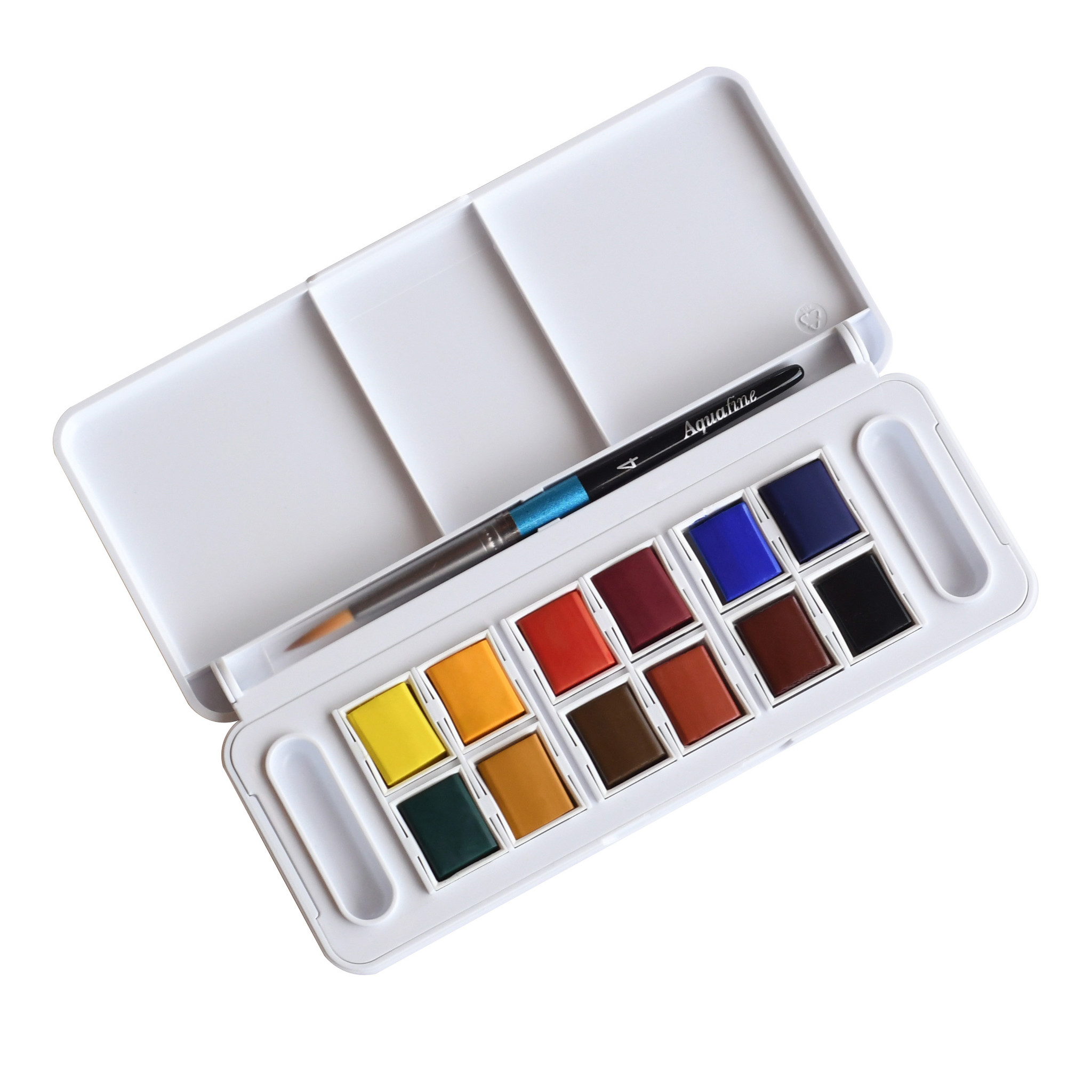 Sennelier Watercolor Half Pan Set + FREE 9x12 Watercolor Panel