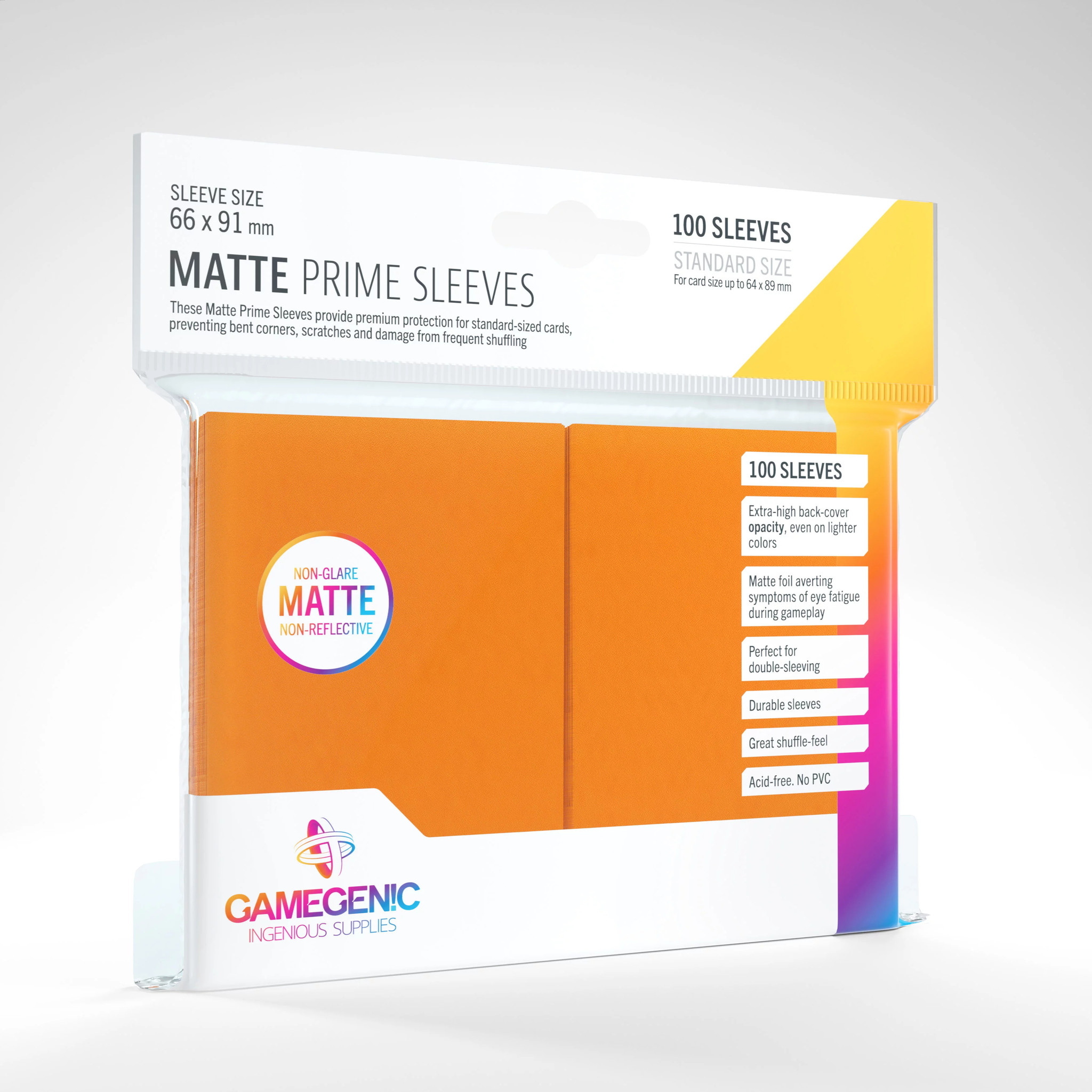 GAMEGEN!C Gamegen!C Pack of Matte Prime Sleeves (100) GAMEGEN!C Gamegen!C Pack of Matte Prime Sleeves (100)
