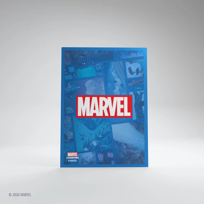 Gamegen!c: Sleeves: Marvel Champions - Marvel Logo BLUE