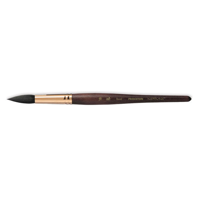 Princeton Neptune Synthetic Squirrel Watercolour Brush - Round 18