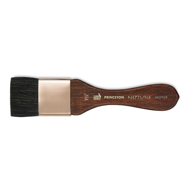 Princeton Neptune Synthetic Squirrel Watercolor Brushes, Mottler 1 1/2"