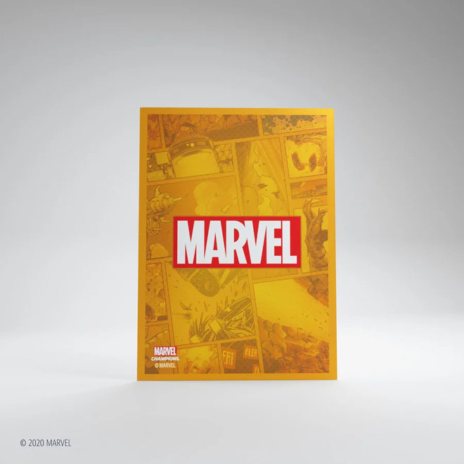 Gamegen!c: Sleeves: Marvel Champions - Marvel Logo ORANGE