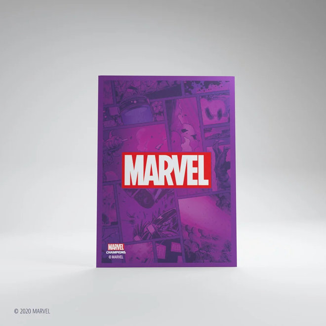 Gamegen!c: Sleeves: Marvel Champions - Marvel Logo PURPLE