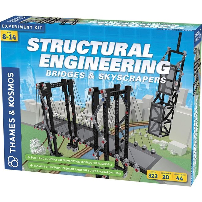 Thames & Kosmos: STEM Experiment Kit - Structural  Engineering: Bridges & Skyscrapers