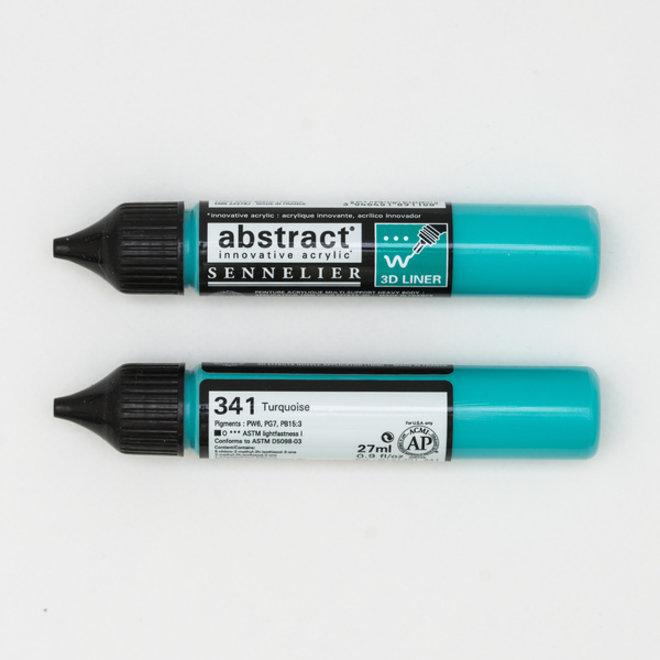 Sennelier Acrylic Abstract Liner 27ml  Turquoise