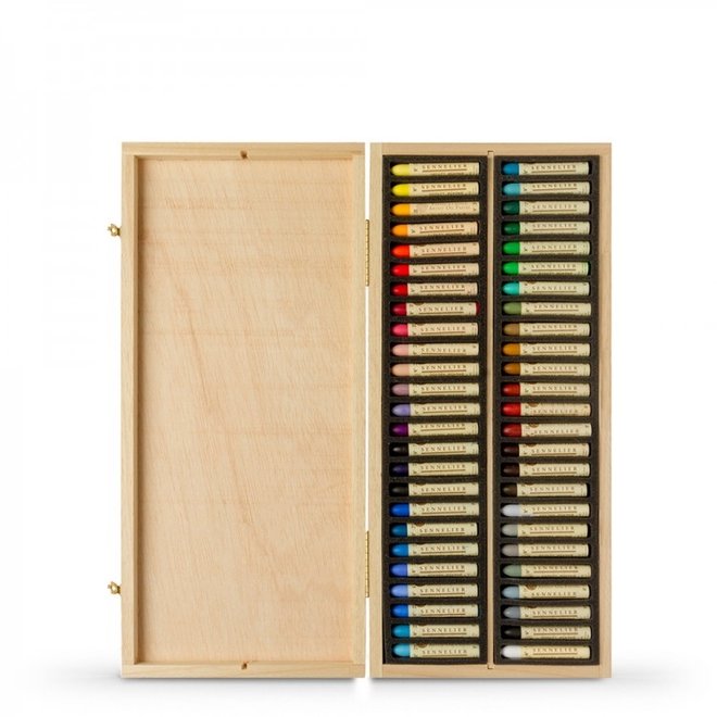 Senellier Oil Pastels Picasso Wooden Box Set Of 50