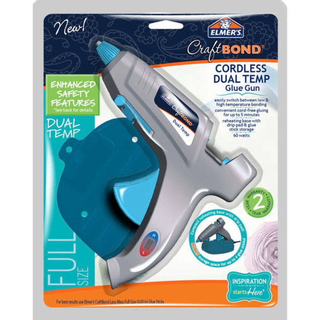 ELMER'S CRAFT BOND CORDLESS DUAL TEMP GLUE GUN