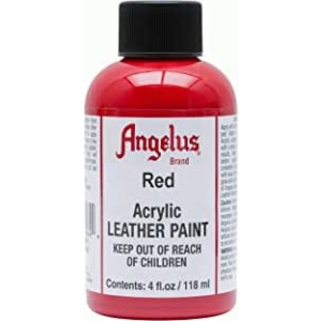 Angelus Acrylic Leather Paint, 4 oz. Bottles Red