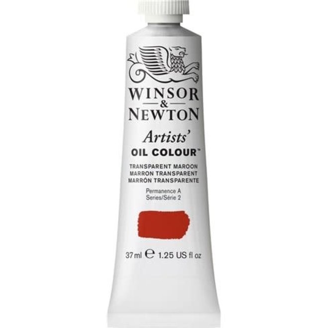 Winsor Newton Artist Oil 37ML Transparent Maroon