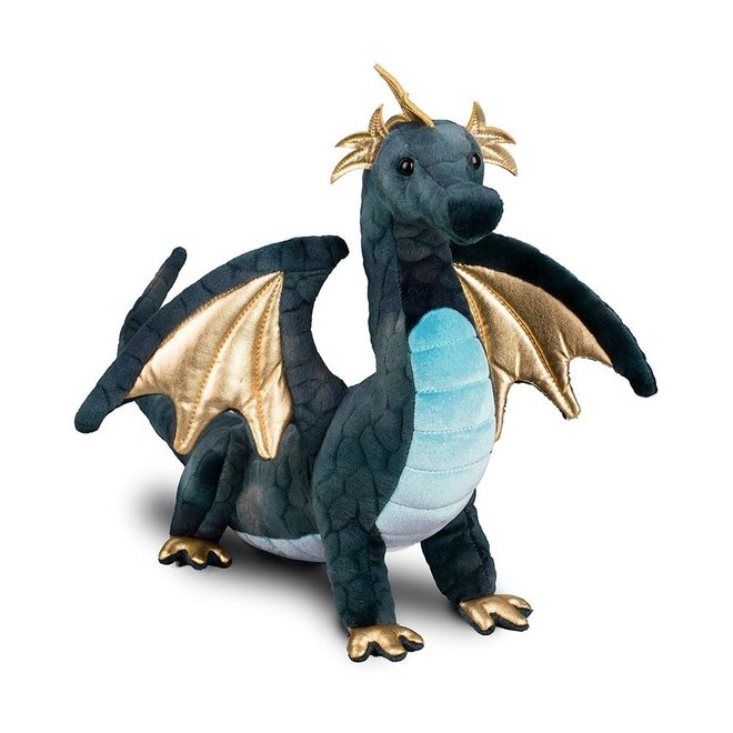 Douglas Cuddle Toy Plush - Aragon Navy Dragon