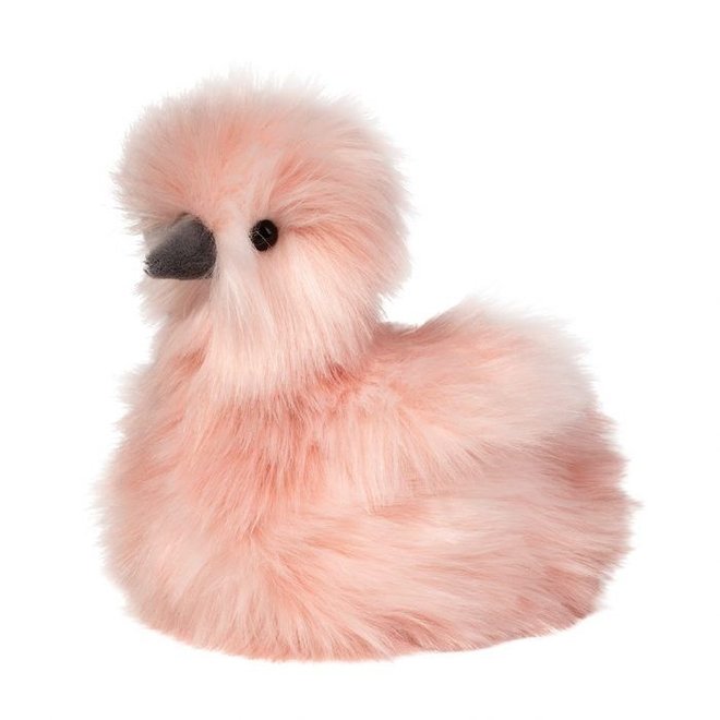 Douglas Cuddle Toy Plush Mara Pink Silky Chick