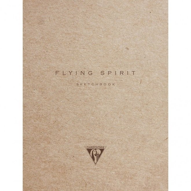 Claire Fontaine Flying Spirit Notebook Plain 6X8 Beige