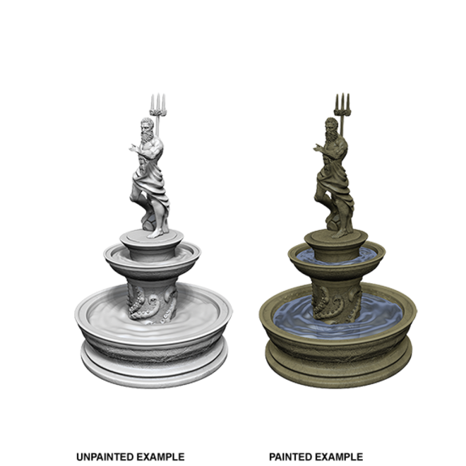 Wizkids Deep Cuts Unpainted Miniatures Terrain: Wave 10: Fountain