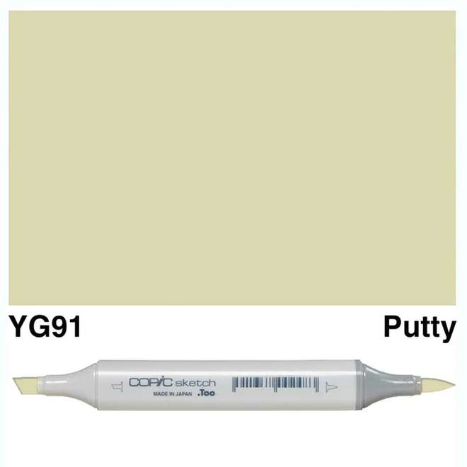 Copic Sketch Marker YG91 Putty