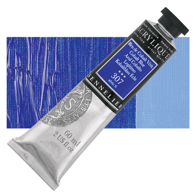 Sennelier Extra-Fine Artists' Acrylics 307 Cobalt Blue Series 6 60ml Tube