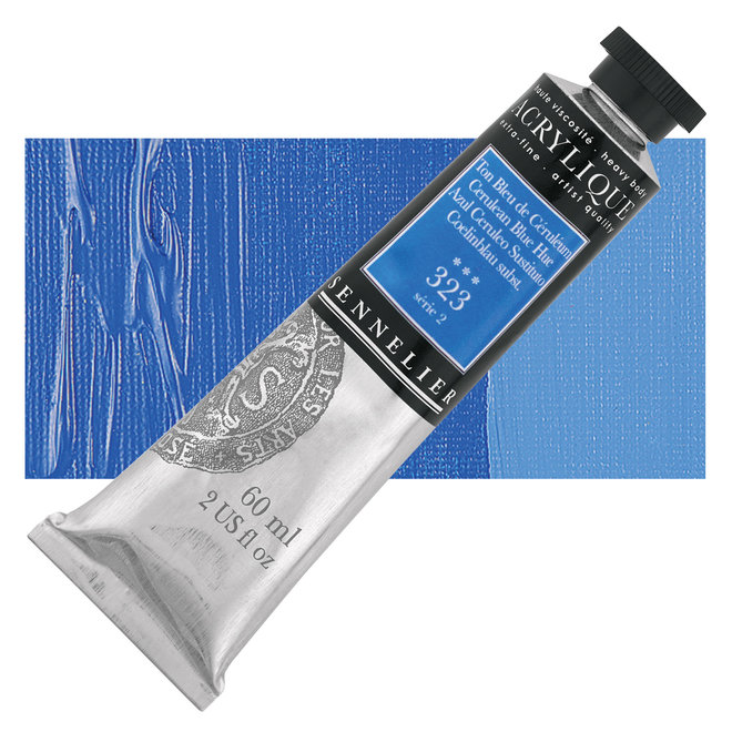 Sennelier Extra-Fine Artists' Acrylics 305 Cerulean Blue Series 6 60ml Tube
