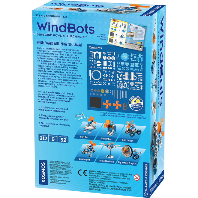 Thames & Kosmos Windbots: 6-In-1 Machine Kit