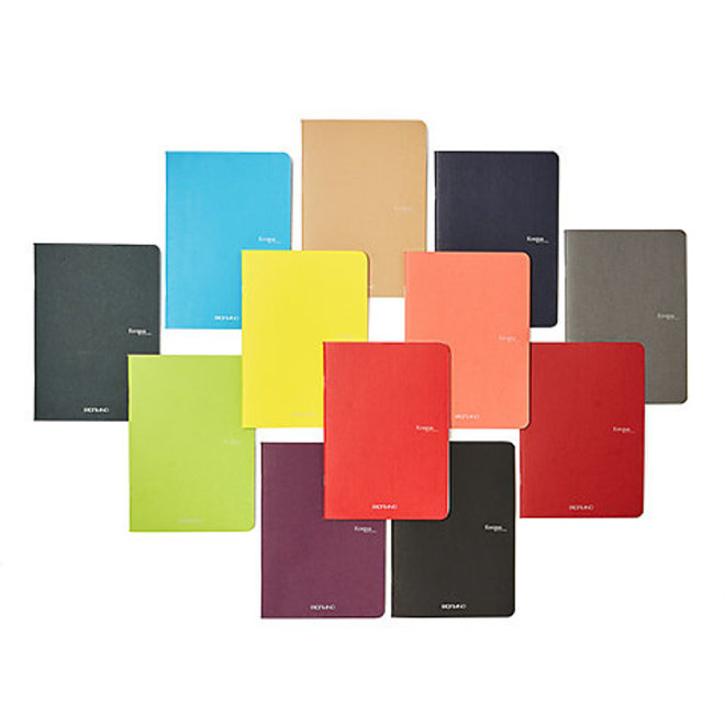 Fabriano Ecoqua Original Staple-Bound Notebooks Blank A4 8.3X11.7 Inch Dark Green 40 Sheets