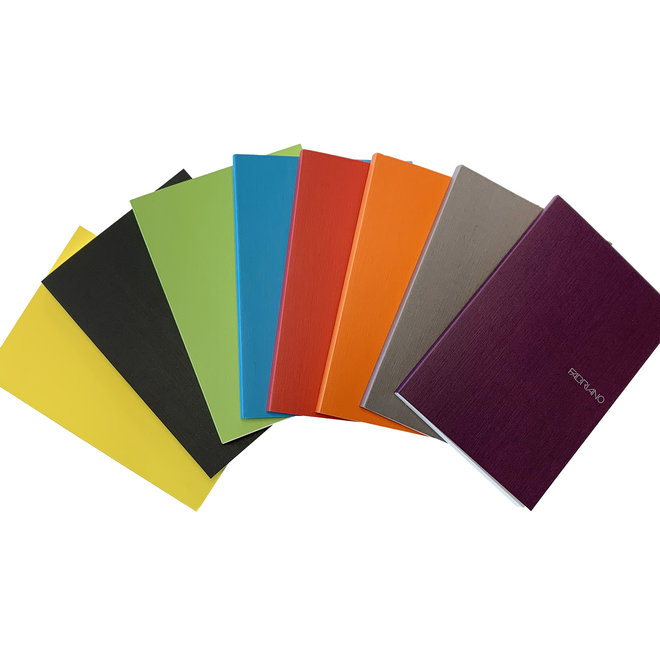 Fabriano Ecoqua Plus Glue-Bound Notebooks Graph A5 5.8X8.3 Inch Grey 70 Sheets