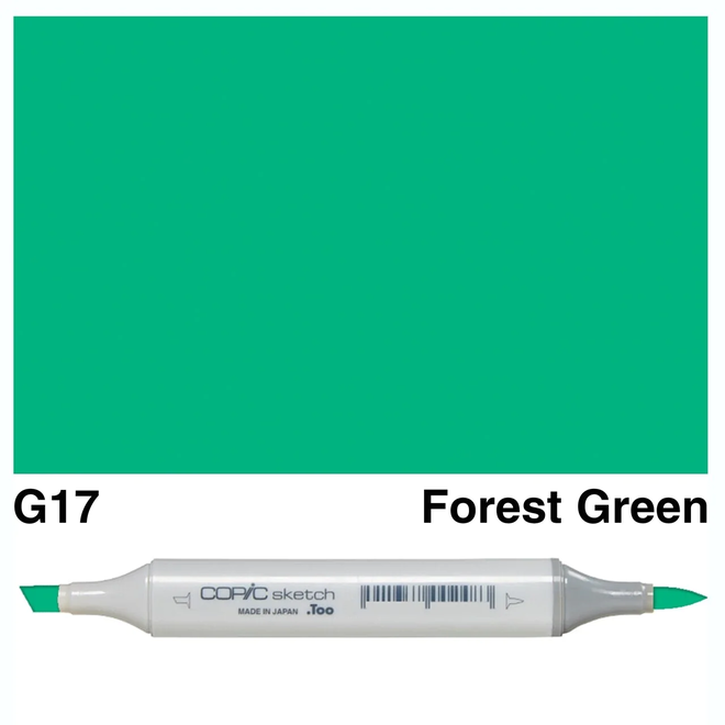 COPIC SKETCH G17 FOREST GREEN