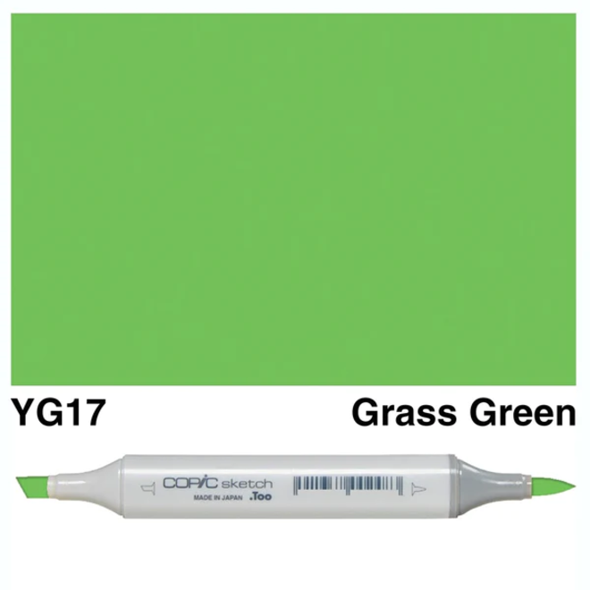 COPIC SKETCH YG17 GRASS GREEN