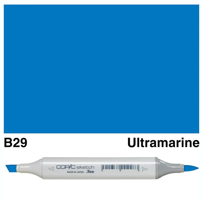 Copic Sketch B29 Ultramarine