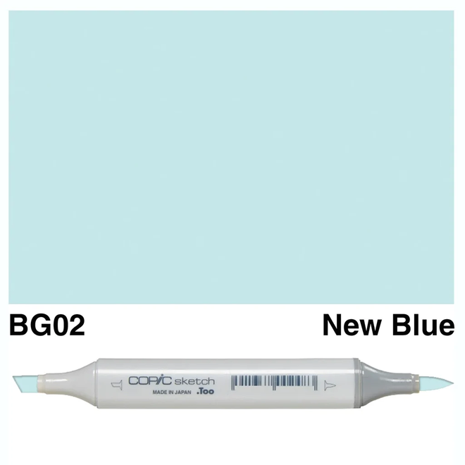 COPIC SKETCH BG02 NEW BLUE