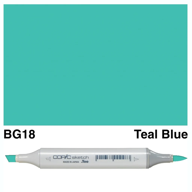 COPIC SKETCH BG18 TEAL BLUE