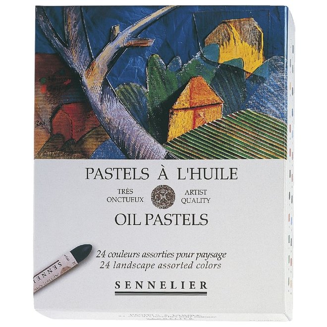 Sennelier Artist Oil Pastel 24 Colour Landscape Set