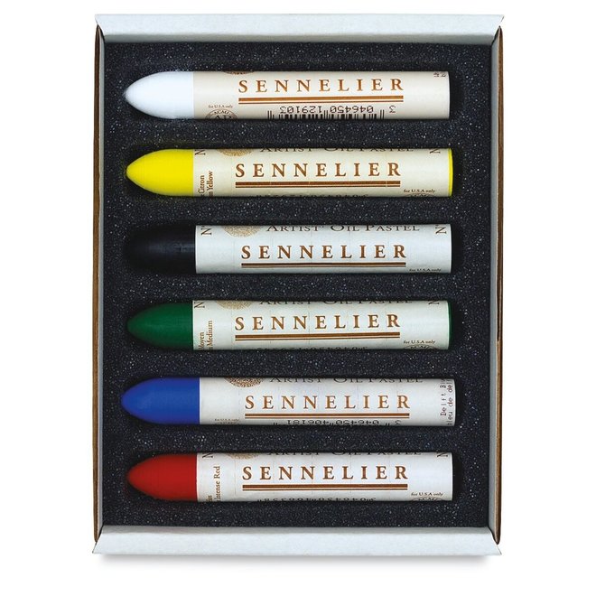 Sennelier Oil Pastel Discovery Box Of 6 Pastels