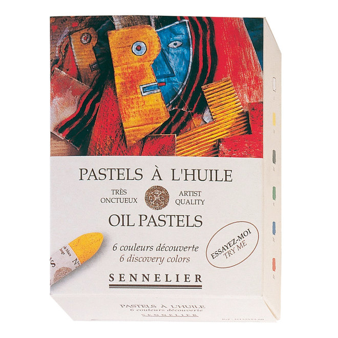 Sennelier Oil Pastel Discovery Box Of 6 Pastels