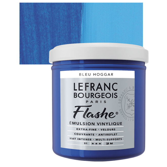 Lefranc & Bourgeois Flashe, Phthalo Blue, Matte Artist'S Color, 125Ml Jars