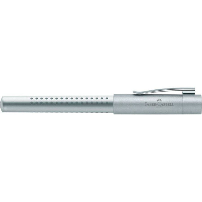 Faber Castell Grip 2011 Fountain Pen Silver Medium Tip