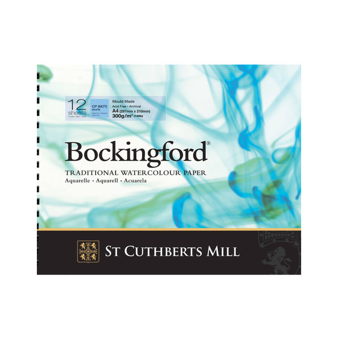 Bockingford Cold Press Pad White 300G 5x7 12SH