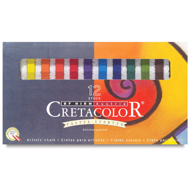 Cretacolour Hard Pastels 12 Stick Set