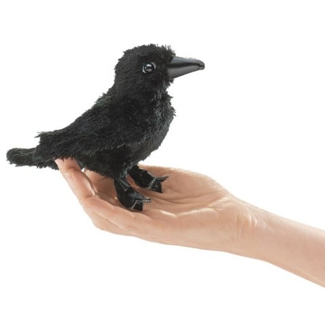 Mini Finger Puppet - Raven