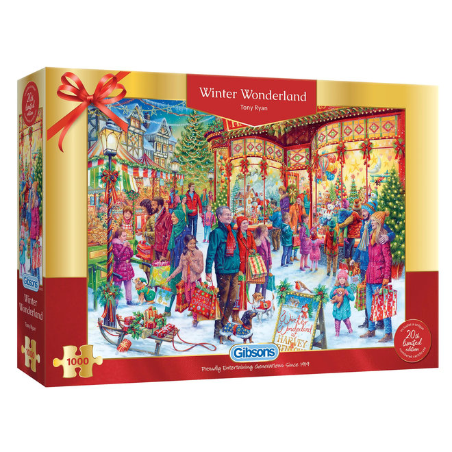 Gibsons Puzzle 1000 Piece - Winter Wonderland - Limited Edition