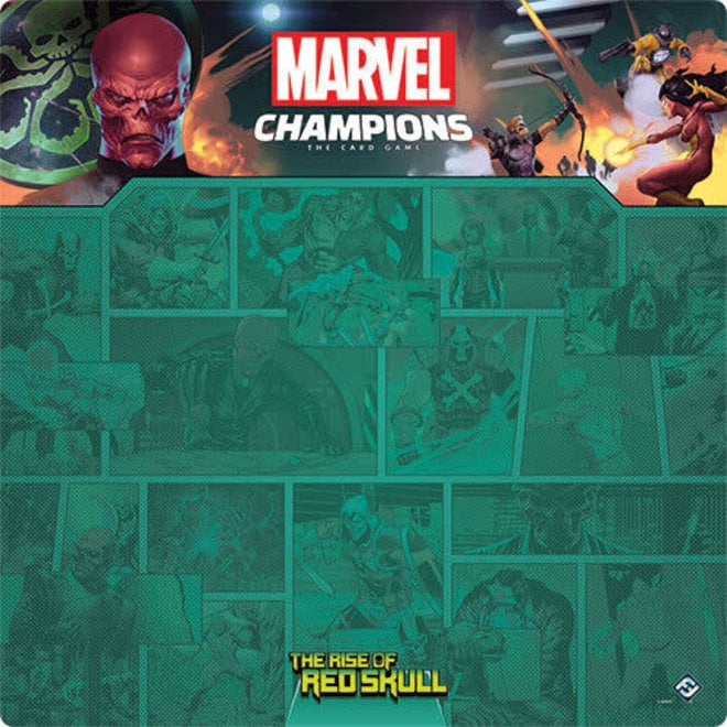Gamegen!C: Playmat: Marvel Champions Lcg - The Rise Of The Red Skull (1-4 Players)