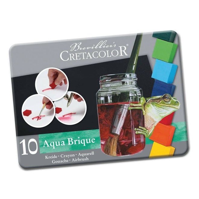 Cretacolor Aqua Brique 10 Colour Set