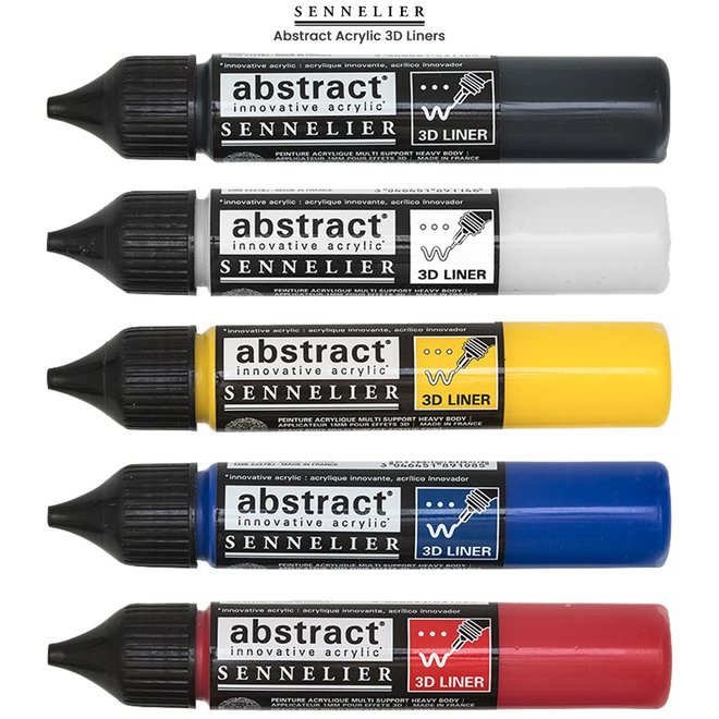 Sennelier Abstract Acrylic Liners 27ml Set of 5 Colours
