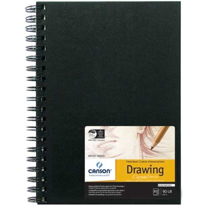 Canson Field Drawing Book 9x12" 90lb 60 sheet book