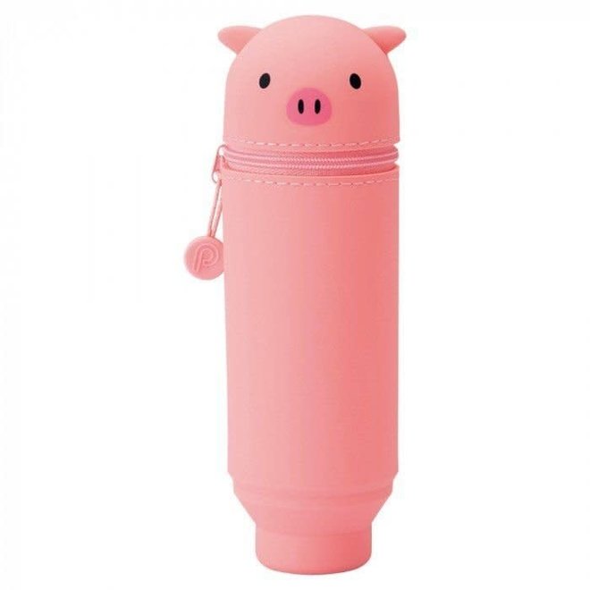 PuniLabo Stand Animal Pencil Case Pig
