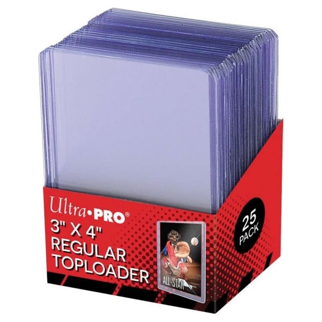 Ultra-Pro Sleeves: 3 X 4 Clear Regular Toploader  (25Ct)